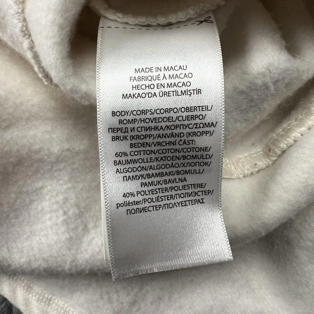 Polo Ralph Lauren Sweater Dress Girls 5 White Polo Bear Ruffle Fleece Tunic